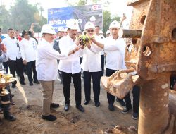 Kepala BP Batam Muhammad Rudi Lakukan Ground Breaking Pembangunan Flyover Sei Ladi