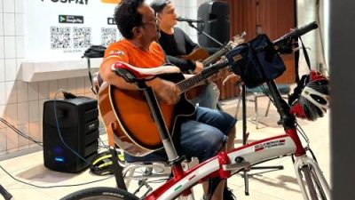 Komunitas Batam Folding Bike Padukan Sepeda dan Musik dalam Gowes Malam: 'Melody on Our Wheels'