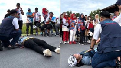 Jaga Jantung Saat Gowes: Batam Folding Bike dan Serenity Central City Gelar Edukasi Kesehatan di Gowes Kemerdekaan