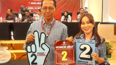 Amsakar-Li Claudia Resmi Dapat Nomor Urut 2: Sinyal Kemenangan Semakin Jelas di Pilkada Batam