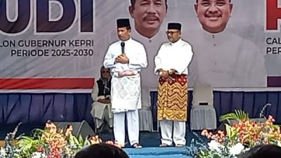 Bupati Karimun Aunur Rafiq Umumkan Cuti untuk Kampanye, Ajak Masyarakat Jaga Kerukunan Selama Pilkada Kepri