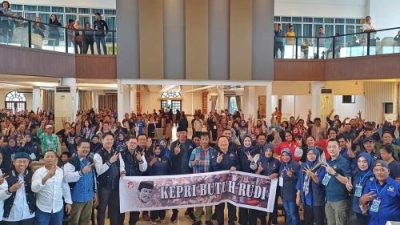 Rudi Bakar Semangat Kader Nasdem Tanjungpinang untuk Menangkan Paslon 2R di Pilkada Kepri 2024