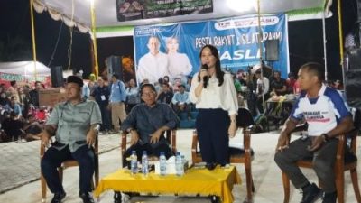 Pasangan Amsakar-Li Claudia Kunjungi Sei Beduk: Janji Perbaikan Infrastruktur dan Program Sosial