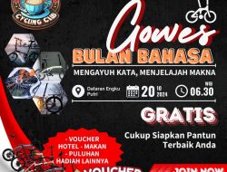 Gowes Bulan Bahasa, 700 Pendaftar Pertama yang Setor Pantun Dapat Jersey Gratis