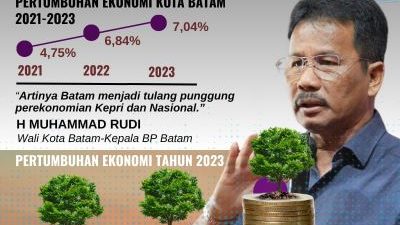 Di Bawah H. Muhammad Rudi, Ekonomi Batam Tumbuh Pesat Hingga 7,04%: Pertumbuhan Tertinggi Se-Kepri