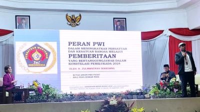 Ketum PWI Pusat Zulmansyah Sekedang Ingatkan Media Massa untuk Jaga Kebhinekaan dalam Pilkada 2024