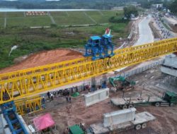 Pemasangan Balok Girder Flyover Sei Ladi Dimulai, Target Rampung pada Minggu Ketiga Oktober