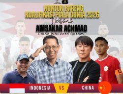 Cawako Amsakar Ajak Nobar Indonesia vs China, Jangan Terlena Garuda! Yuk Catat Lokasinya…