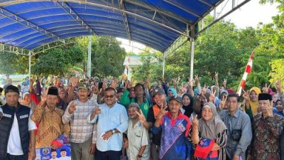 Kampanye Tatap Muka di Kundur Barat, Aunur Rafiq Dapat Dukungan Kuat dari Warga Karimun