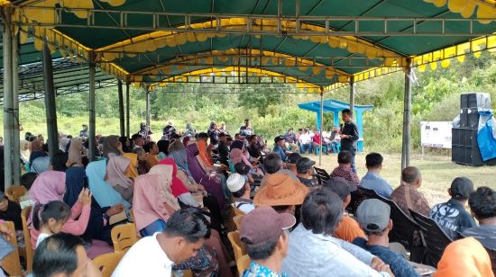 Kampanye di Tapau, Rudi Janjikan Akses Transportasi Lebih Baik bagi Komoditas Natuna