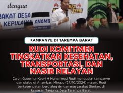 Di Tarempa Barat, Rudi Janji Tingkatkan Layanan Kesehatan dan Ekonomi Nelayan