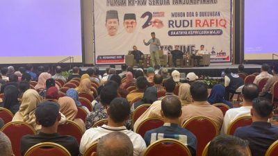 Ratusan Tokoh Masyarakat Tanjungpinang Serukan “Rudi-Rafiq Menang!” di Acara Silaturahmi Bersama HMR