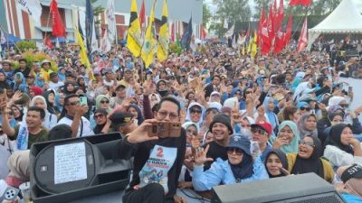 Kampanye Akbar Paslon ASLI Jelang Masa Tenang Diserbu Ribuan Simpatisan dan Pendukung