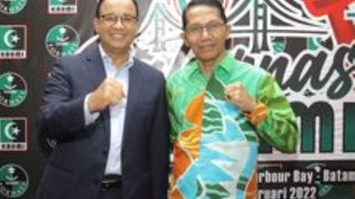 Anies Baswedan Doakan Amsakar Achmad Jadi Pemimpin Kota Batam