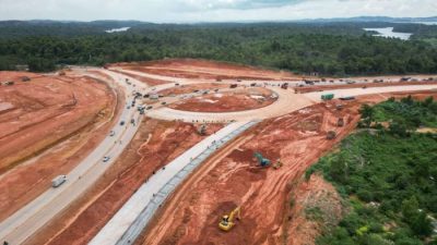 Proyek Bundaran Punggur Capai 87%, BP Batam Pastikan Pengaspalan Dimulai Hari Ini