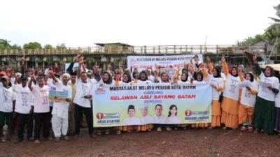 Masyarakat Melayu Pesisir Batam Dukung Ansar-Nyanyang dan Amsakar-Li Claudia di Pilkada 2024