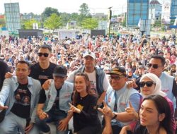 Ribuan Relawan ASLI Batam Dihibur Artis Ibukota, Raffi Ahmad hingga Celine Evangelista Dukung Amsakar-Li Claudia