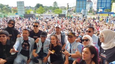 Ribuan Relawan ASLI Batam Dihibur Artis Ibukota, Raffi Ahmad hingga Celine Evangelista Dukung Amsakar-Li Claudia