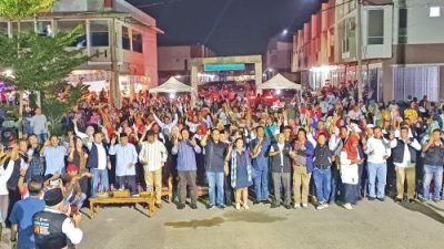 Kampanye Rudi-Rafiq Guncang Tanjung Riau, Artis hingga Mantan Gubernur Isdianto Turun Beri Dukungan