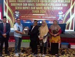 KPU Karimun Tetapkan Hasil Pilkada 2024, Rudi-Rafiq Unggul di Pilgub, Iskandar-Rocky Terdepan di Pilbup