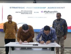 PT Telkom Infrastruktur Indonesia dan MyRepublic Jalin Kerja Sama Strategis Hadirkan Akses Internet Berkualitas di Indonesia