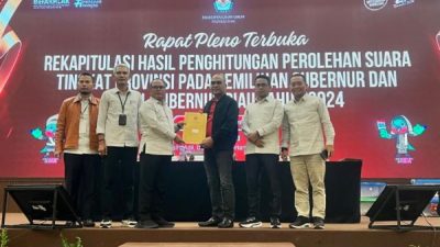 Pleno KPU Riau, Abdul Wahid-SF Hariyanto Pemenang Pilkada Riau 2024