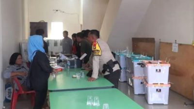 Proses Rekapitulasi Suara Pilkada di Nongsa Selesai, Kapolsek Kritik Lambatnya Kinerja PPK