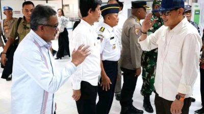 Sekda Batam Sambut Menteri P2MI Abdul Kadir Karding di Bandara Hang Nadim