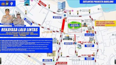 Sistem Buka Tutup dan Pengalihan Jalan Berlaku di Batam Selama Perayaan Malam Tahun Baru