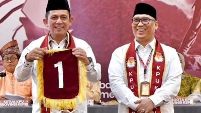 DPRD Kepri Sahkan Penetapan Ansar Ahmad dan Nyanyang Haris sebagai Pemimpin Terpilih