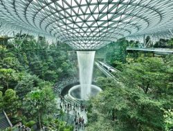 Jewel Changi Airport Catat Rekor Pengunjung 80 Juta pada 2024, Tertinggi Sejak Dibuka