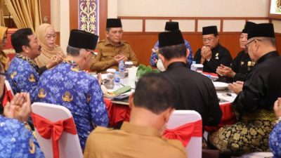 Gubernur Kepri Ansar Ahmad Terima Kunjungan LAM Kepri, Bahas Prosesi Penyambutan Secara Adat