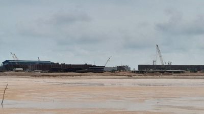 Reklamasi PT Blue Steel Industrial di Batam Disegel, Air Laut Menguning dan Nelayan Terdampak