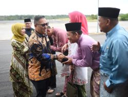 Tiba di Tanjungpinang, Nyanyang Haris Pratamura Disambut Hangat Usai Dilantik Jadi Wakil Gubernur Kepri