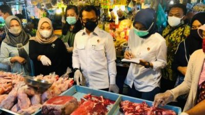 Polda Kepri Lakukan Sidak di Pasar Batam, Harga Bahan Pokok Masih Stabil