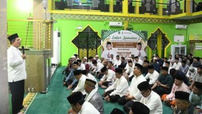 Safari Ramadan Ansar Ahmad dan Nyanyang Haris Pratamura di Masjid Nurul Iman Batam, Ajak Jamaah Raih Lailatul Qadar