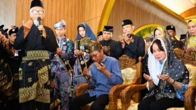 Tiba di Batam, Amsakar Achmad & Li Claudia Disambut Meriah oleh LAM Kota Batam