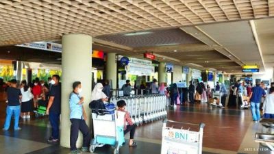 Jumlah Penumpang Angkutan Mudik Lebaran 2025 di Bandara Hang Nadim Batam, Turun