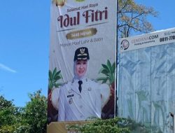 Ucapan Lebaran dari Natuna: Baliho Cen Sui Lan Hiasi Kota Batam