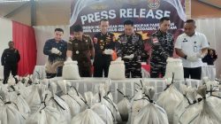 Bea Cukai dan TNI AL Gagalkan Penyelundupan 25,9 Ton Pasir Timah ke Malaysia