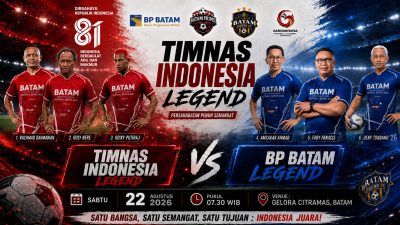 Ketika Legenda Timnas Kembali ke Lapangan Batam
